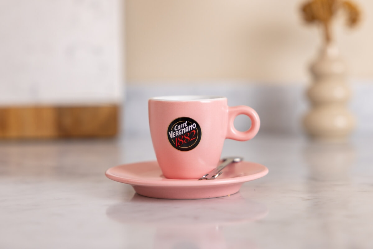 Tazzina Caffè Vergnano Rosa