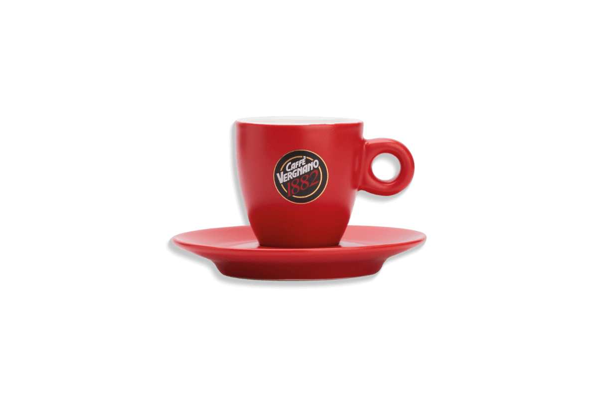 Tazzina Caffè Vergnano Rossa
