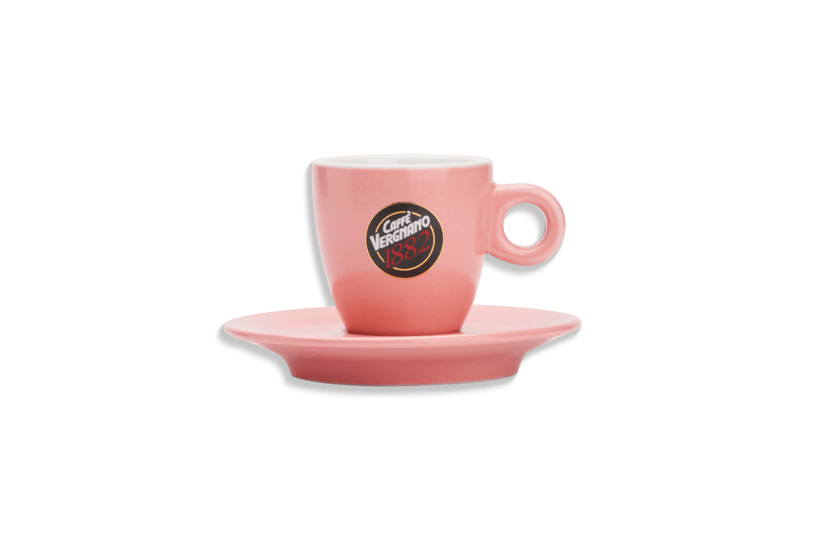 Set 6 Tazzine Caffè Vergnano Rosa