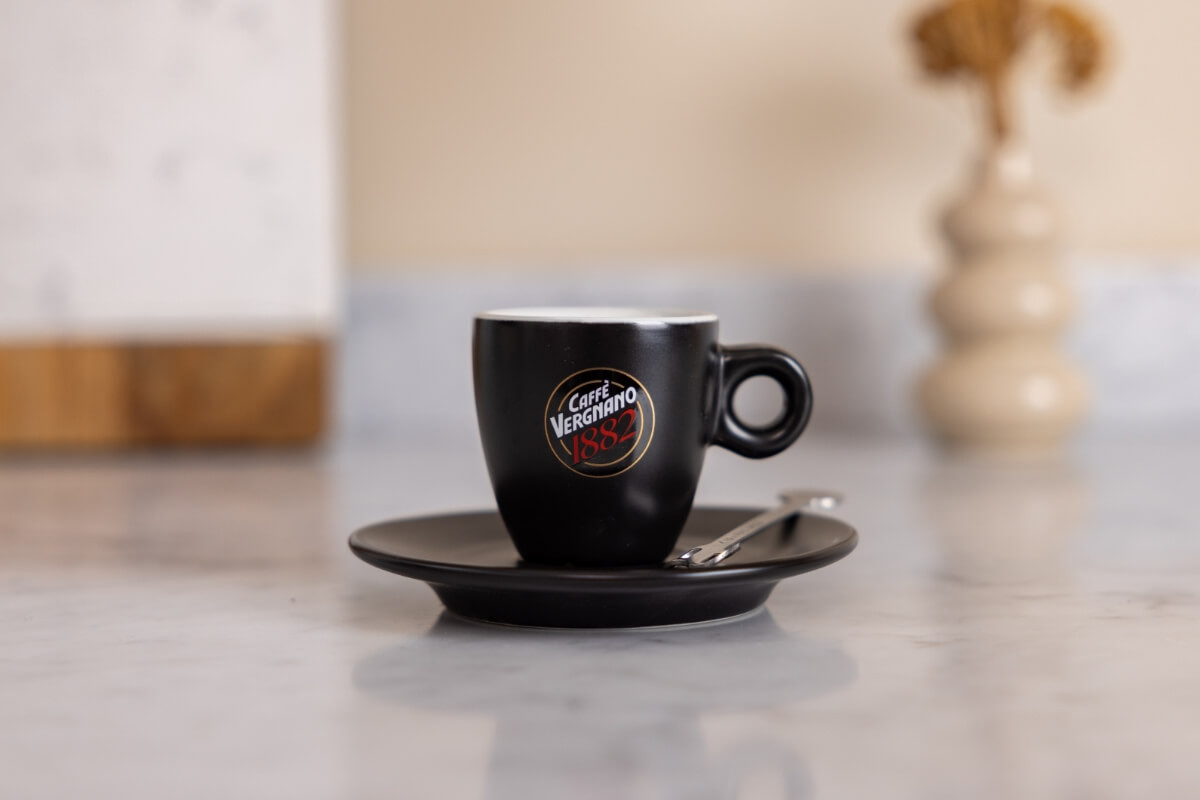 Set 6 Tazzine Caffè Vergnano Nere